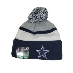 Brand NEW 2014 NFL On Field Sideline Stripe Pom Beanie